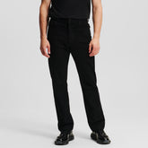 carl Straight fit stretchable Black jeans for men